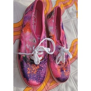 Keds | Hot Pink Galaxy Low Cut Sneakers